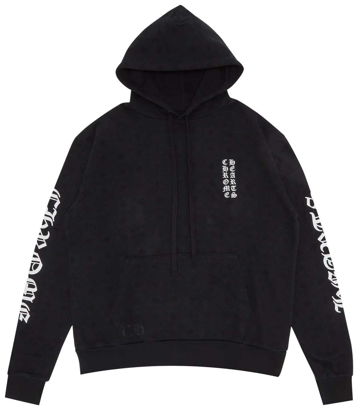 Chrome Hearts Plus Cross Allover Print Horseshoe Logo Hoodie 'Black' - Hoodie - Chrome Hearts