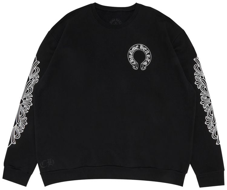 Chrome Hearts Horseshoe Crewneck Black