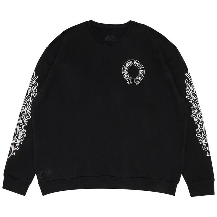 Chrome Hearts Horseshoe Crewneck Black - Sweatshirt - Chrome Hearts