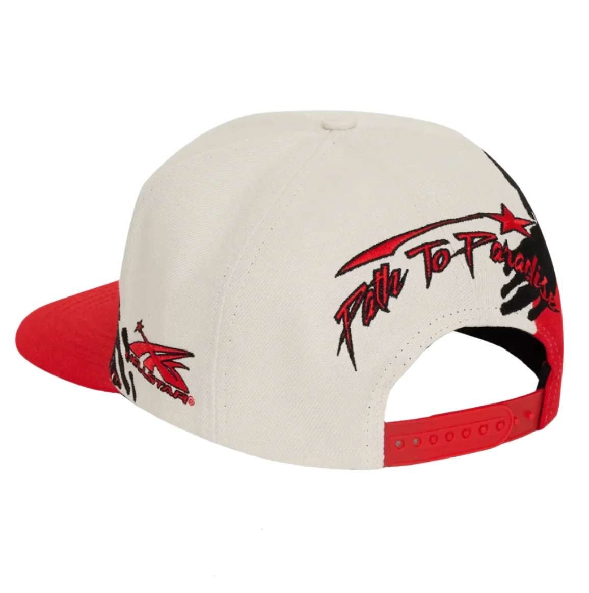 Hellstar Paintbrush Snapback Hat Red/Black - Hat - Hellstar