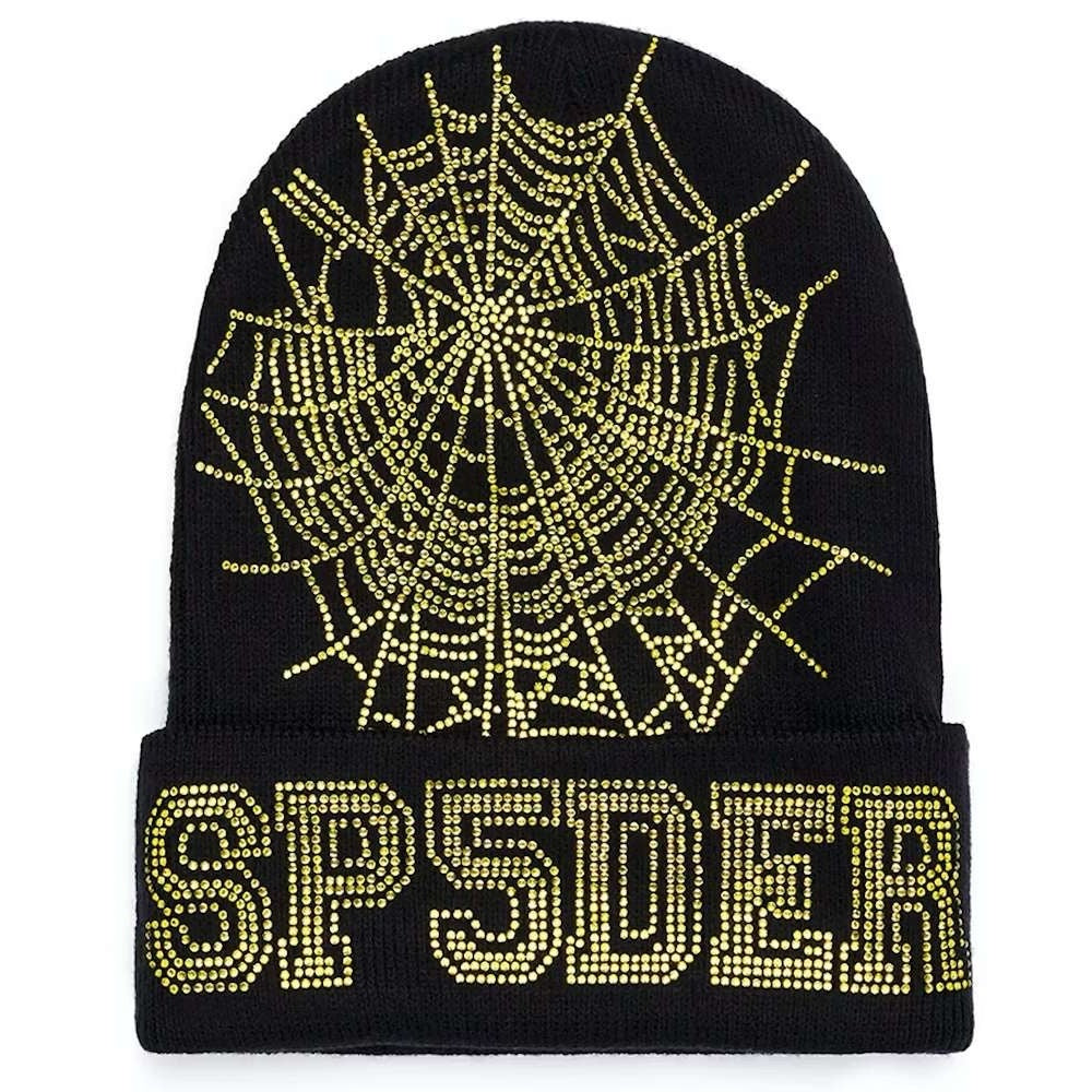 Sp5der Web Beanie Onyx/Yellow - Hat - Sp5der
