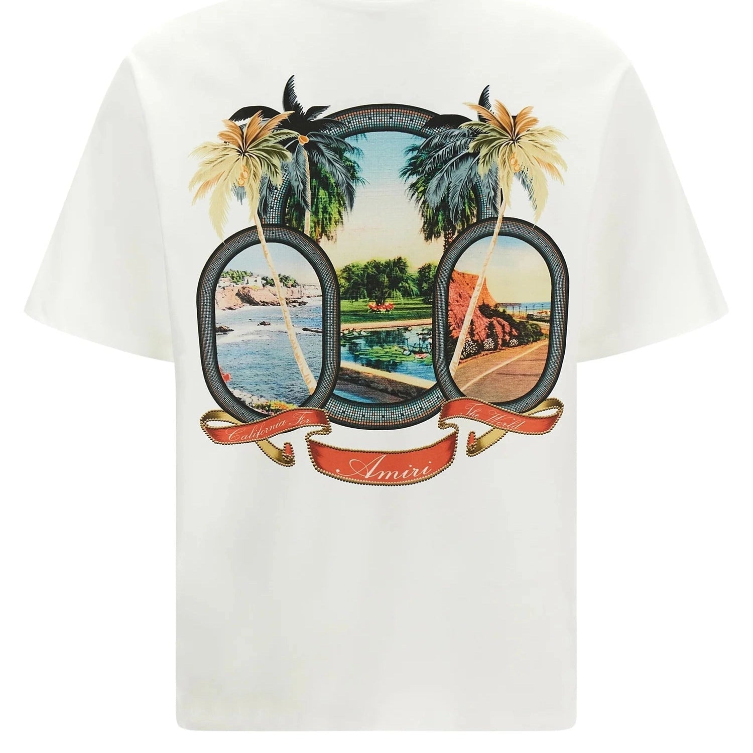 AMIRI White 'AMIRI Paradise' T-shirt - T-shirt - Amiri