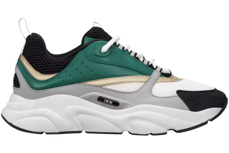 Dior B22 White Green Calfskin - Dior