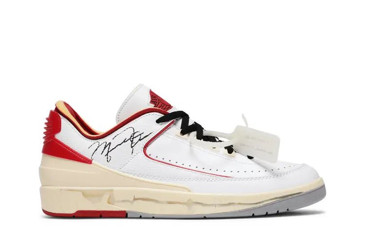 Jordan 2 Retro Low SP Off - White White Red - Air Jordan