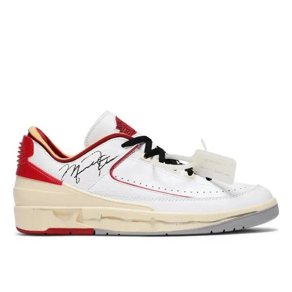 Jordan 2 Retro Low SP Off - White White Red - Air Jordan