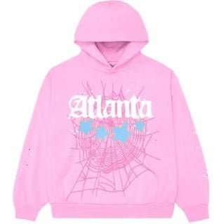 Sp5der Atlanta Hoodie Pink - Hoodie - Sp5der