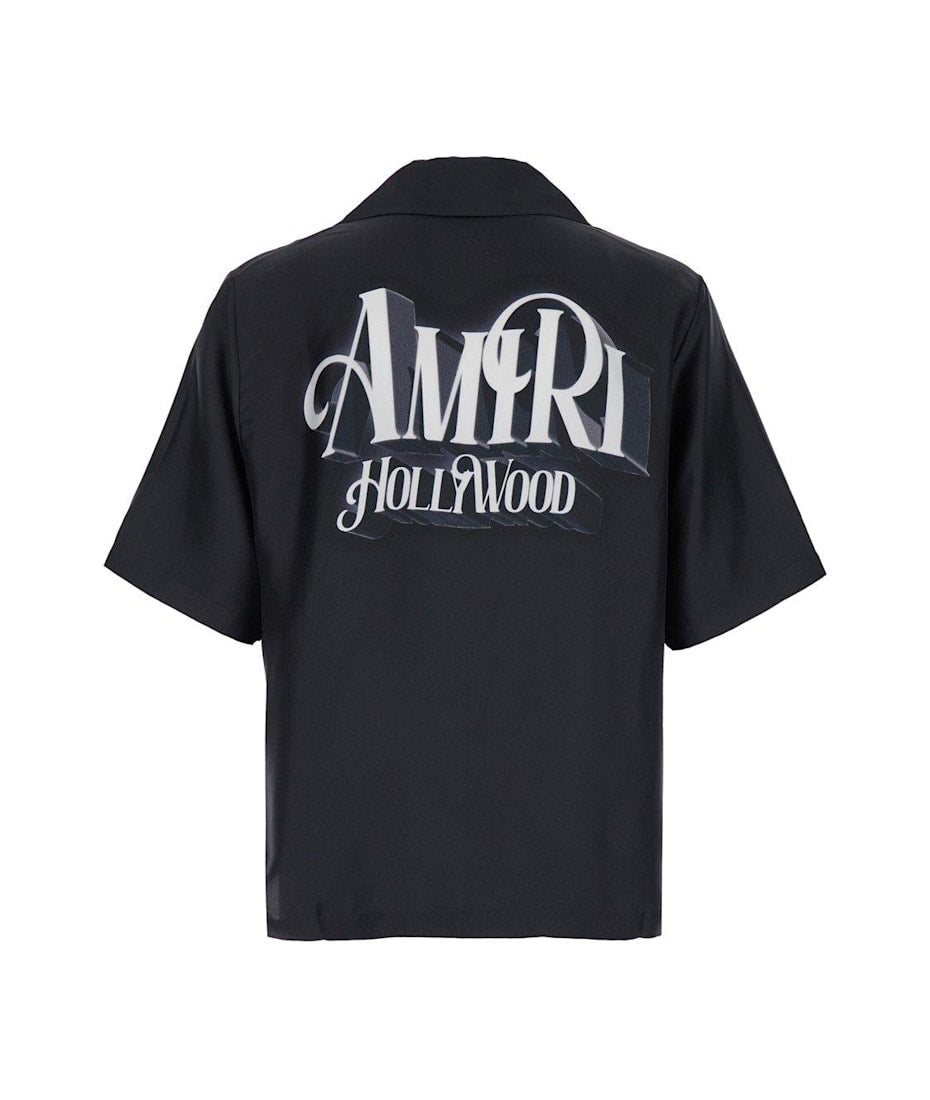 AMIRI Credits Short-sleeved Bowling Shirt