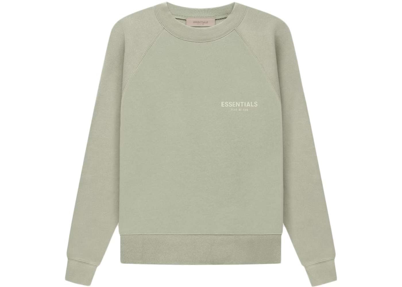 Fear of God Essentials Crewneck Seafoam - Fear of God Essentials