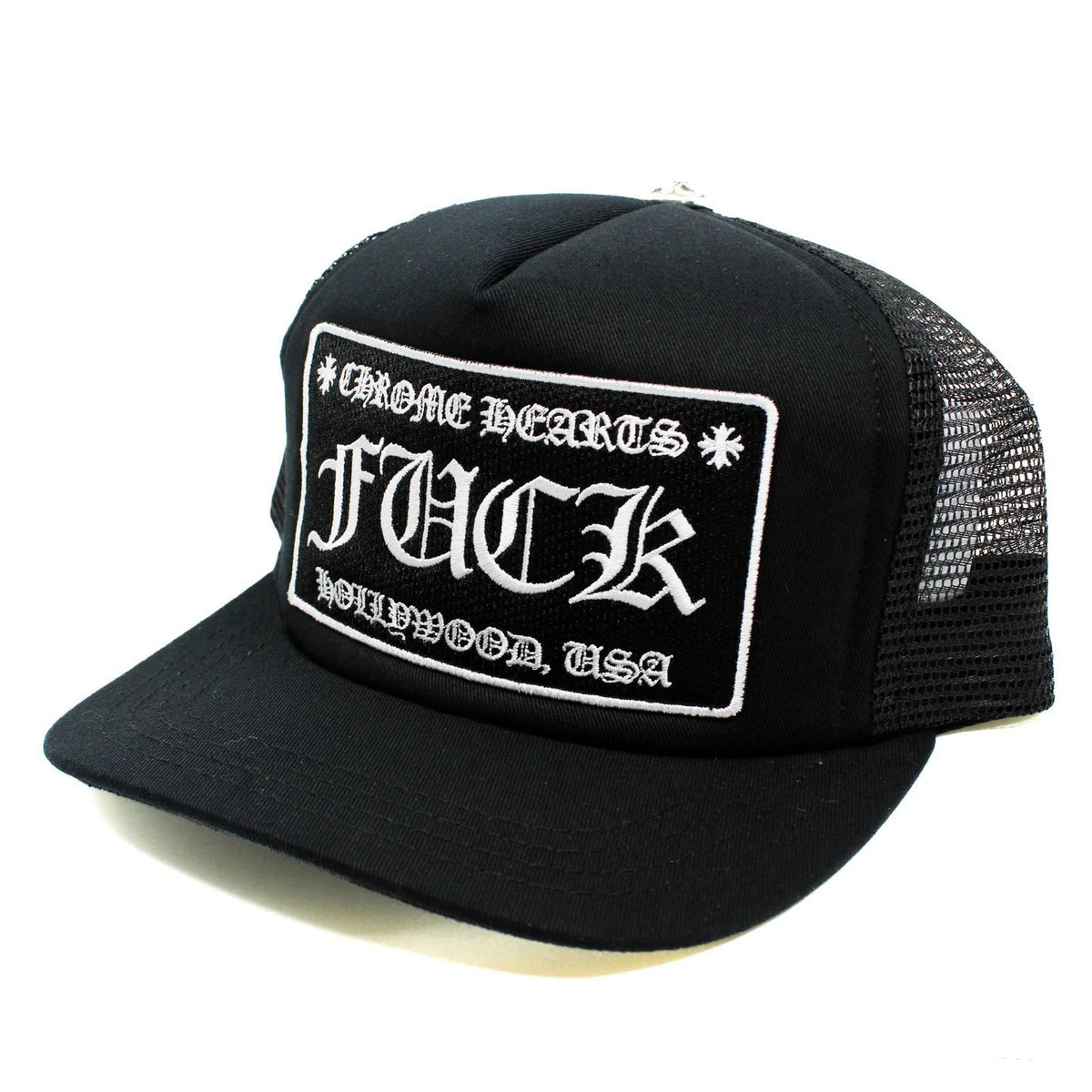 Chrome Hearts Fxck Hollywood Trucker Hat | Chrome Hearts – Kulture 