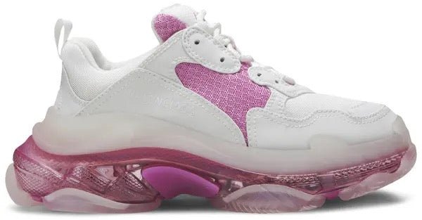 Balenciaga Wmns Triple S Clear Sole Trainer 'White Pink' - Sneaker - Balenciaga