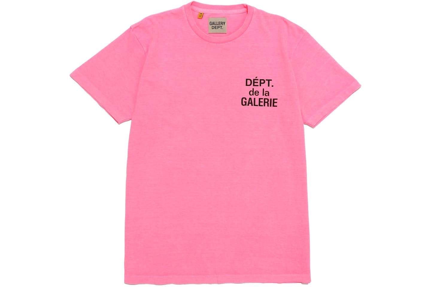 Gallery Dept. French T-shirt Flo Pink - T-shirt - Gallery Dept.