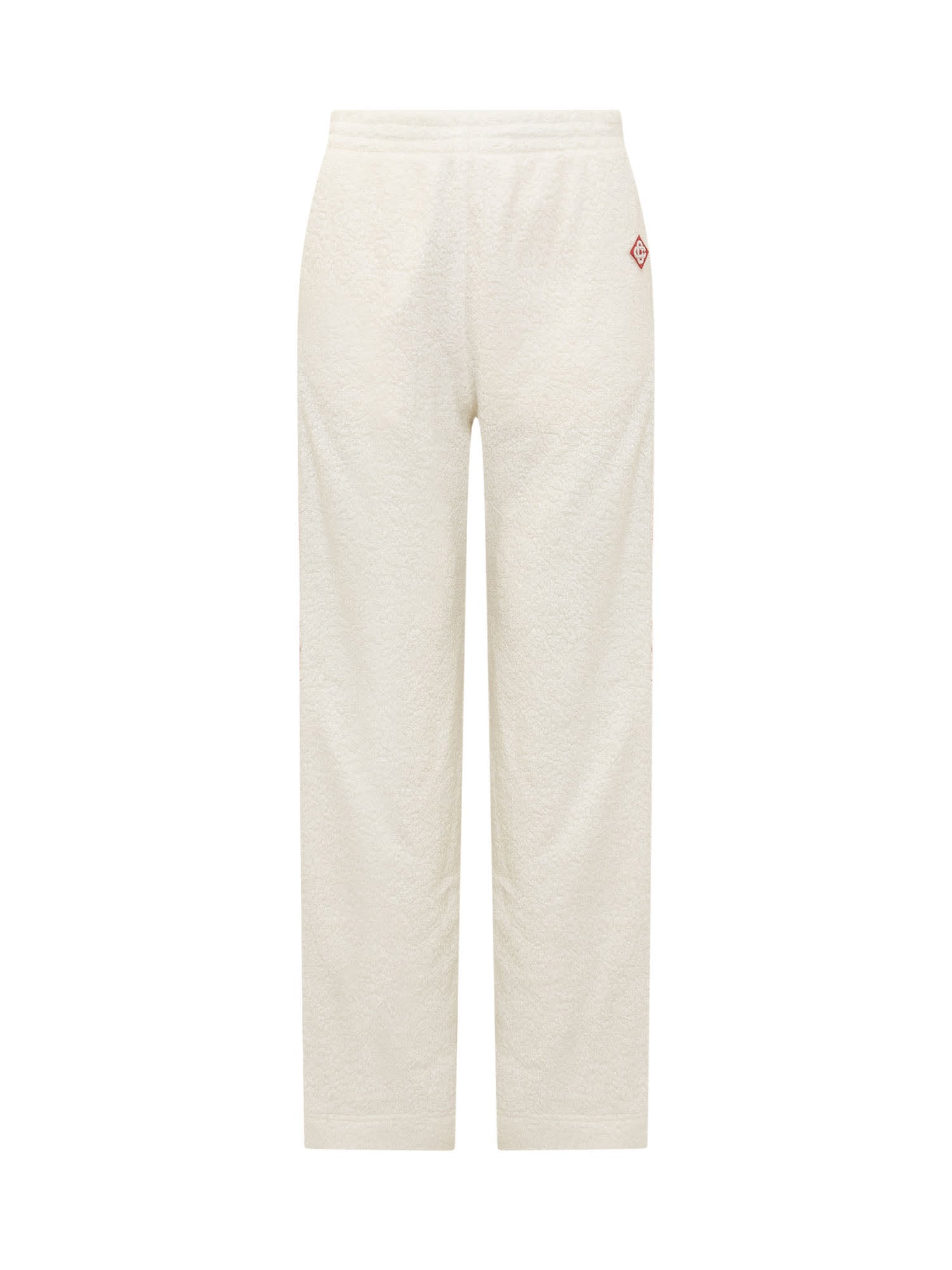 CASABLANCA Ivory Terry Fabric Joggers In Off-white