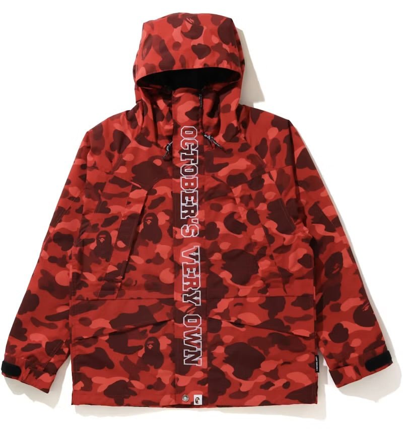 BAPE x OVO Color Camo Jacket
Red