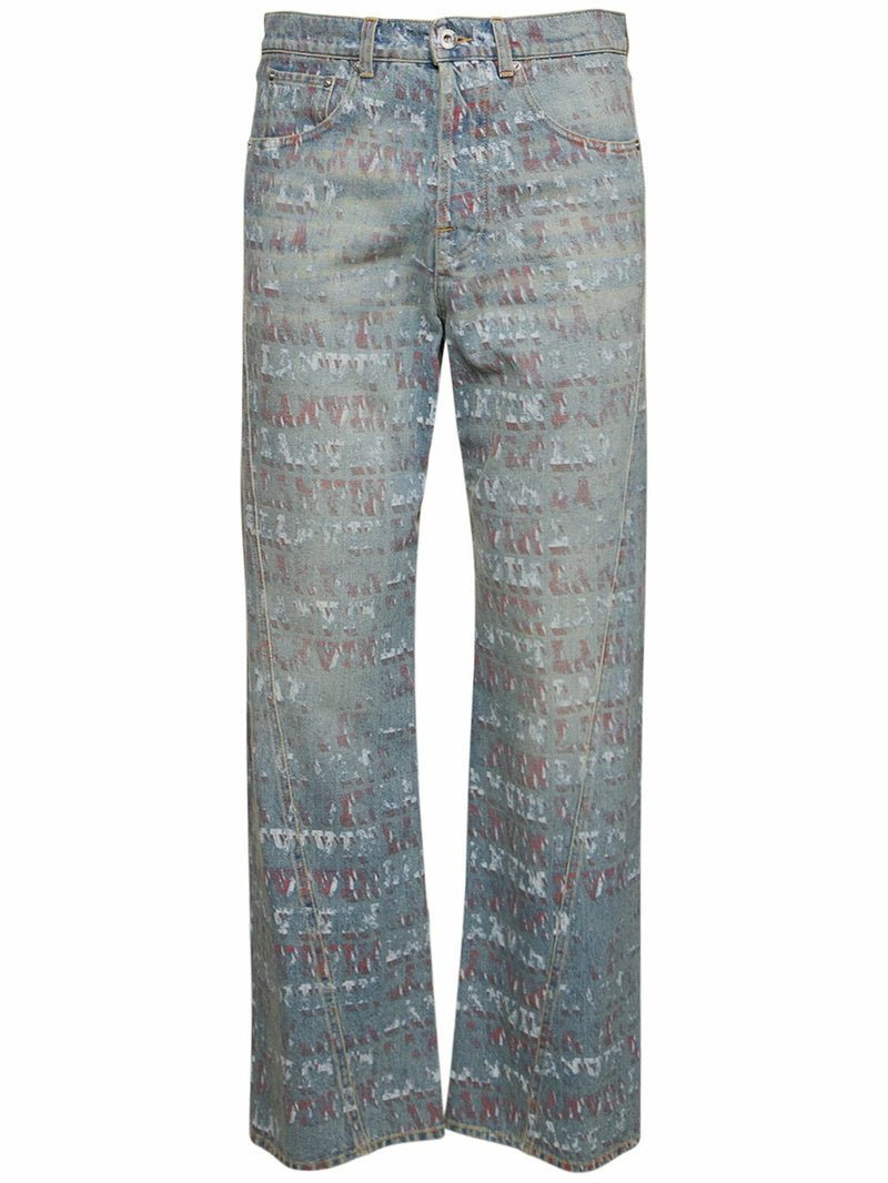 LANVIN X Fututre Printed Denim Jeans