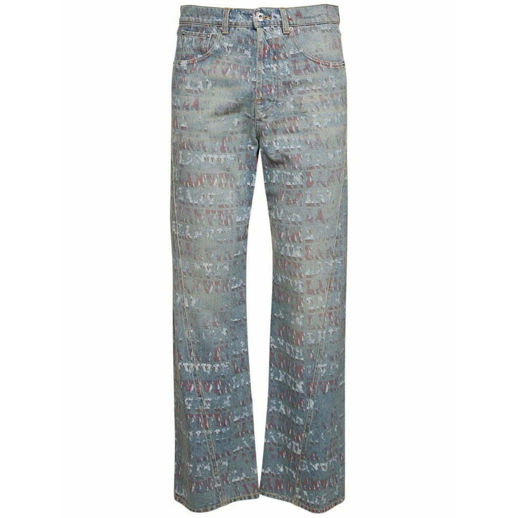 LANVIN X Fututre Printed Denim Jeans