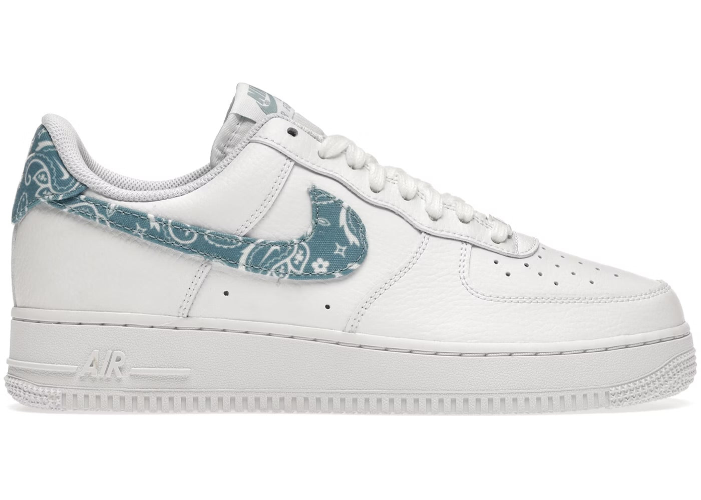Nike Air Force 1 Low '07 Essential White Worn Blue Paisley (Women's) - Nike
