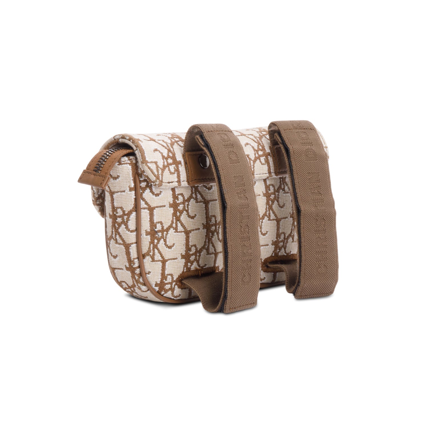 CHRISTIAN DIOR x Cactus Jack Beige Oblique Saddle Arm Pouch