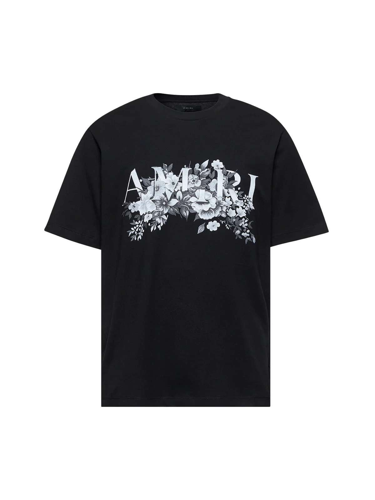Amiri Garden print cotton t-shirt black - T-shirt - Amiri