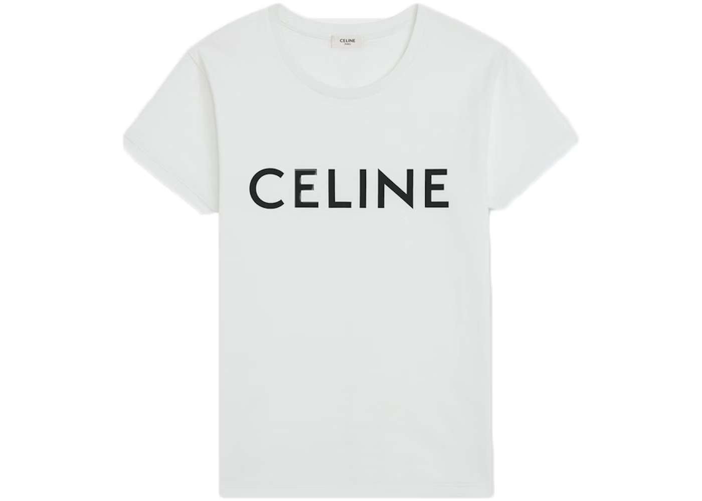 Celine Loose T-shirt Jersey White - Celine