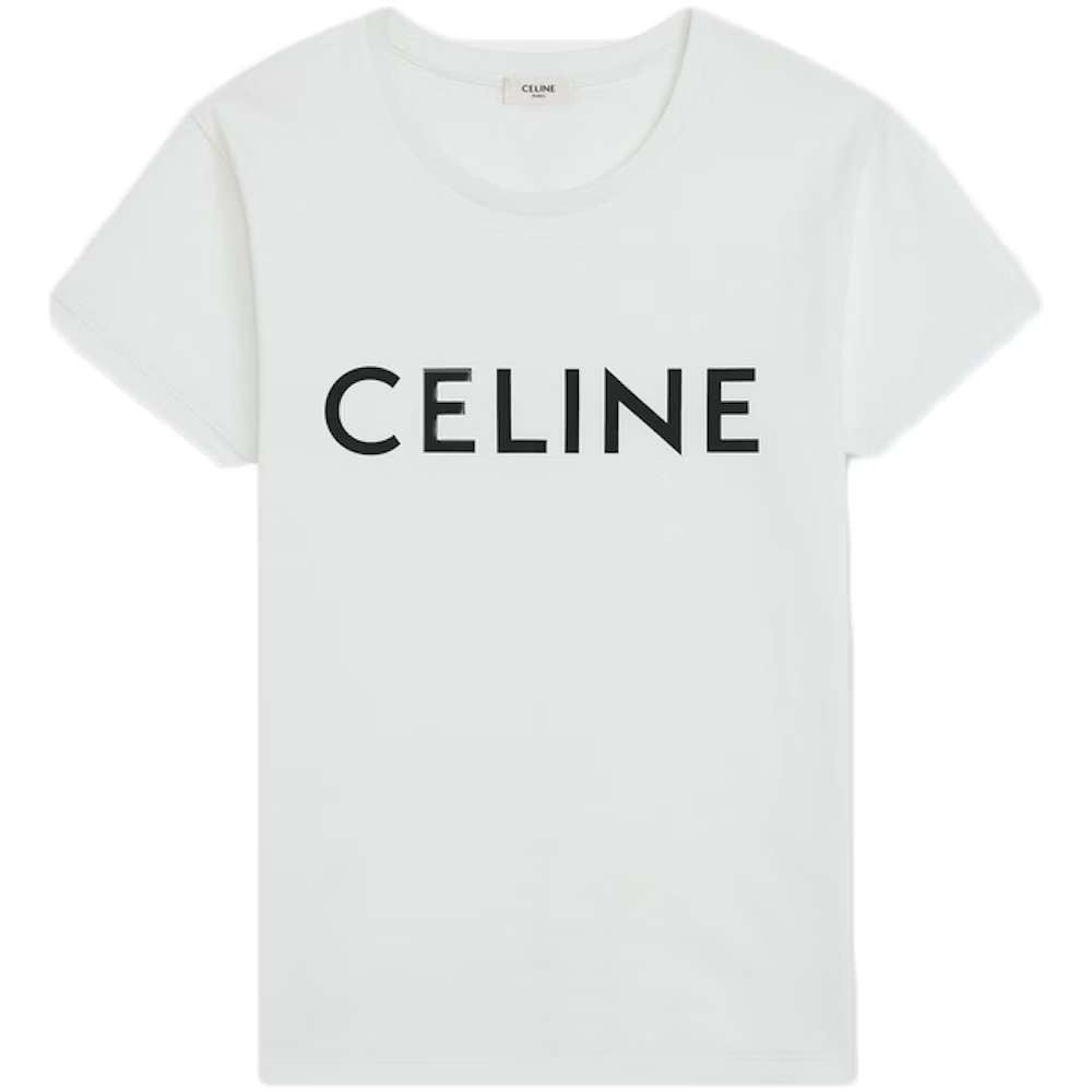 Celine Loose T-shirt Jersey White - Celine
