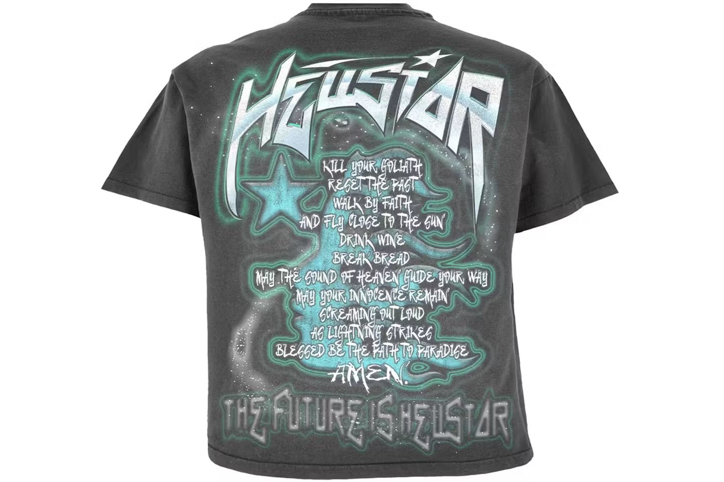 Hellstar The Future T-Shirt Black / Blue - T-shirt - Hellstar