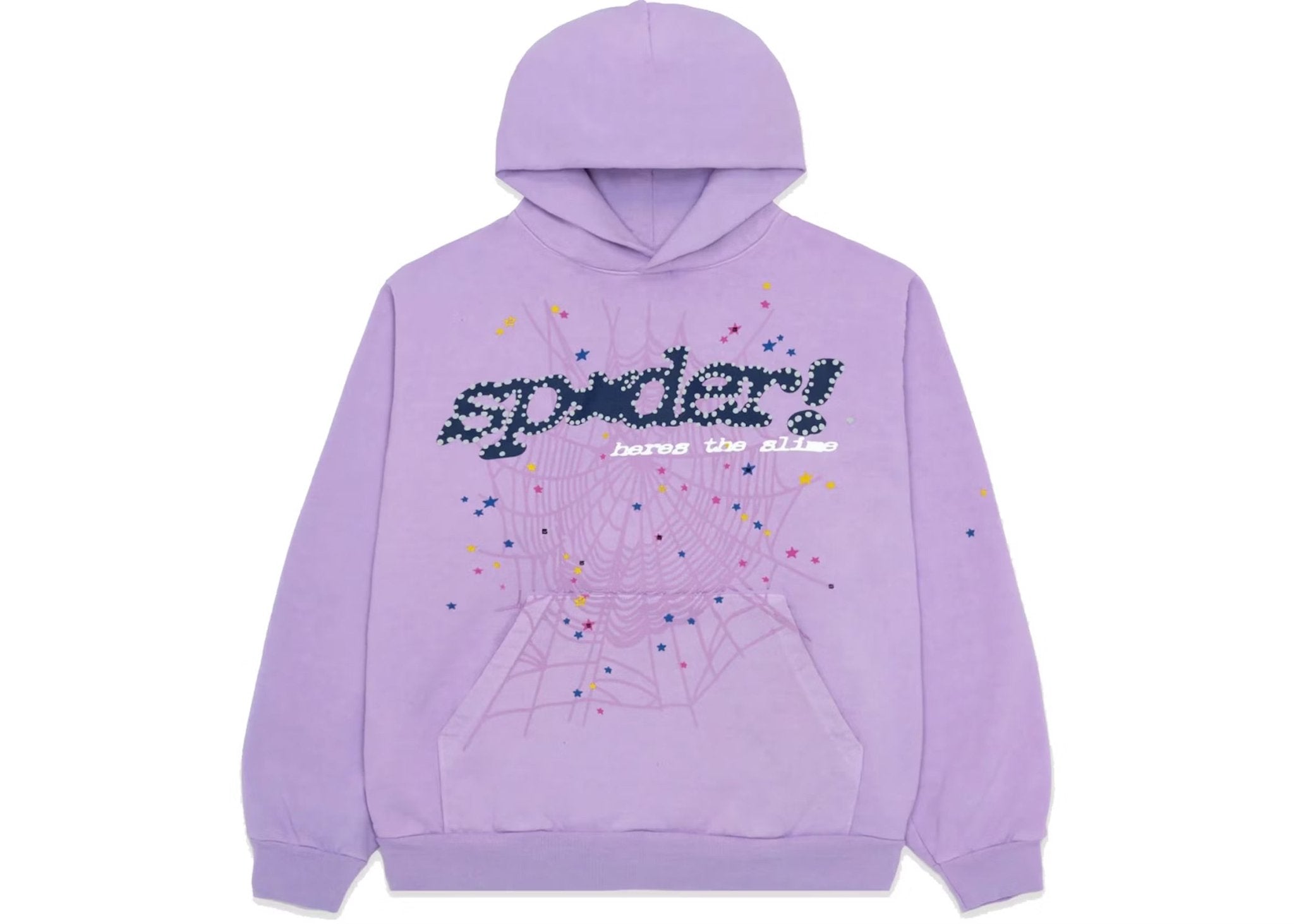Sp5der Acai Hoodie Purple - Hoodie - Sp5der