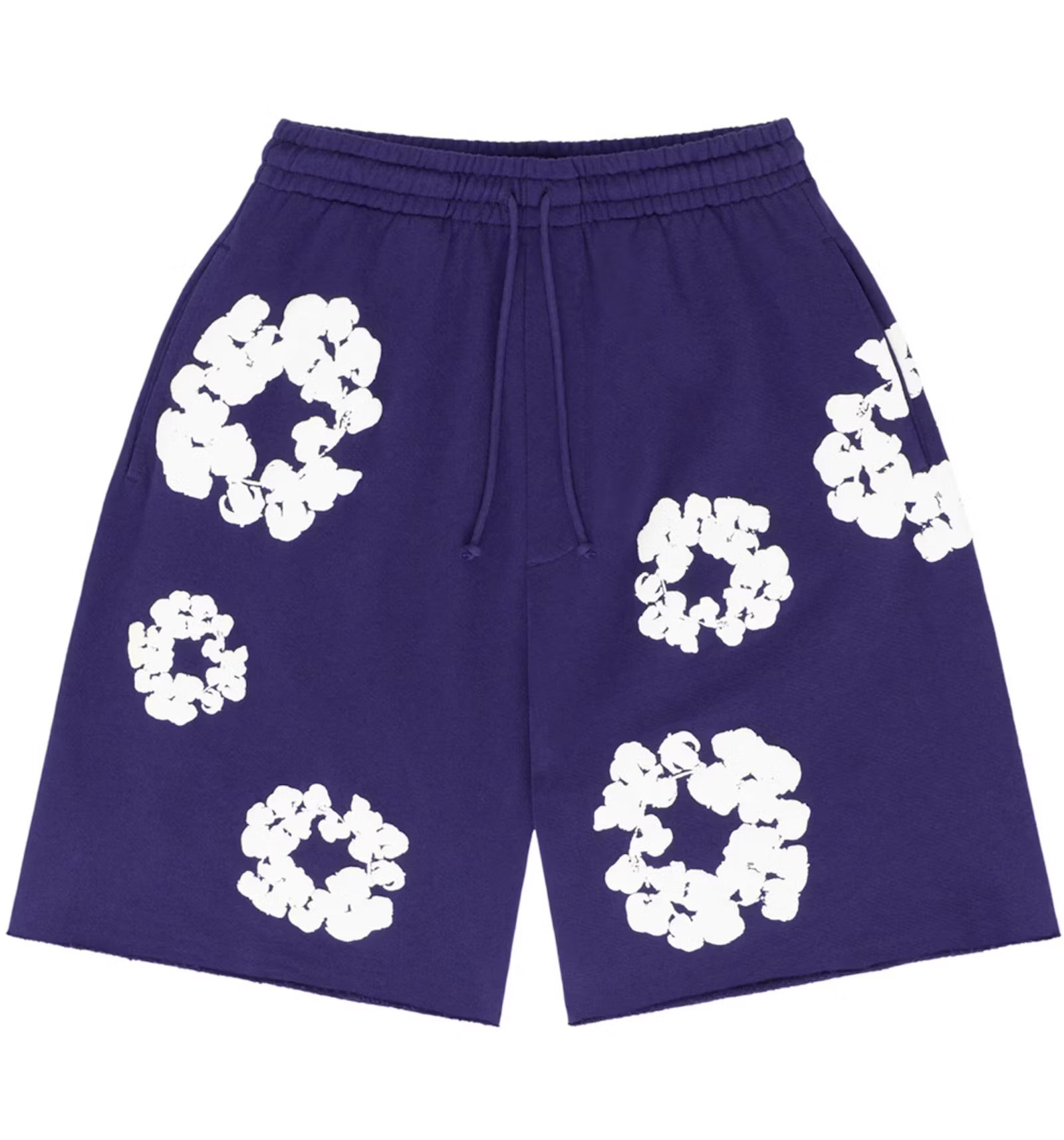 Denim Tears The Cotton Wreath Shorts Purple - Shorts - Denim Tears