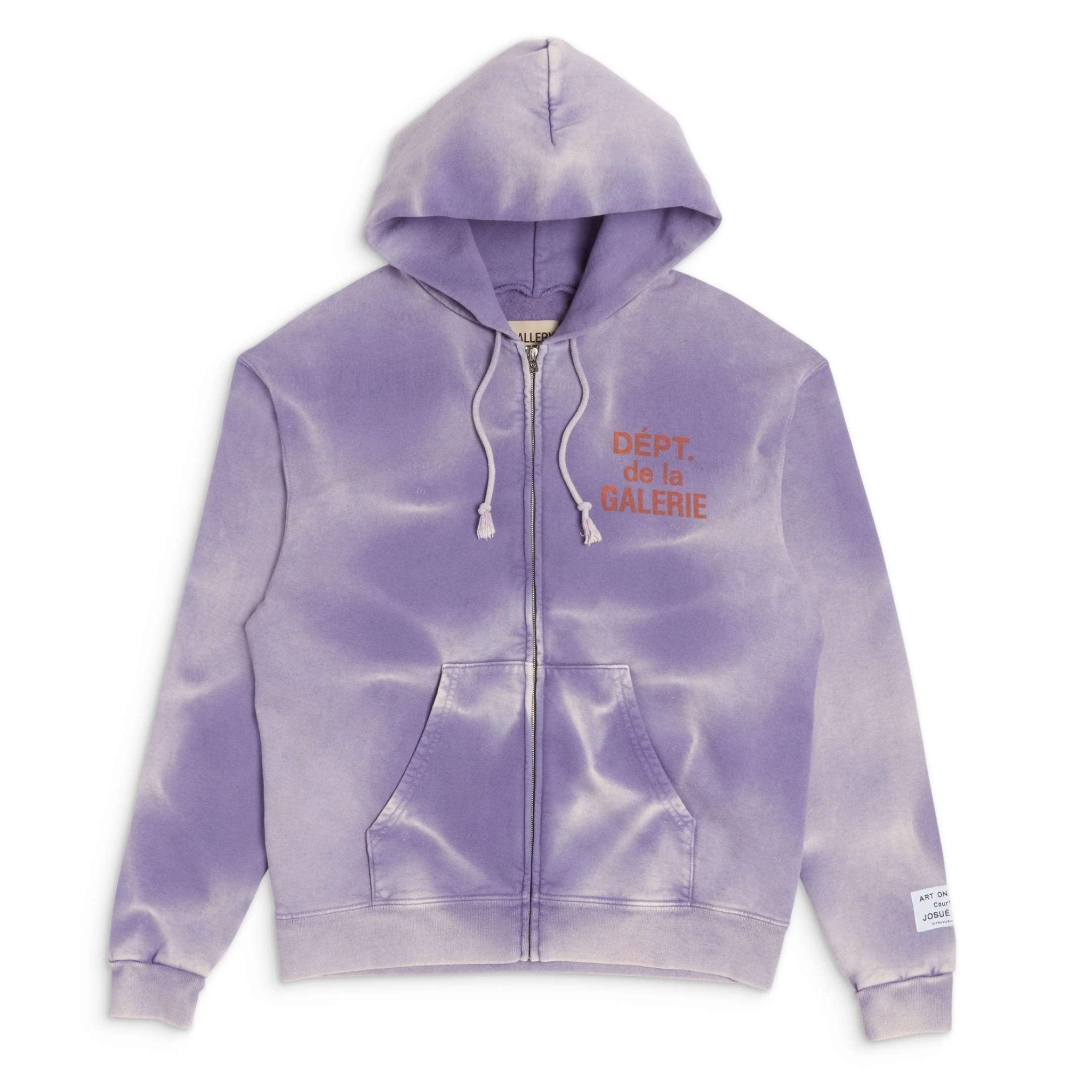 Gallery Dept. French Zip Hoodie Purple - Hoodie - Gallery Dept.