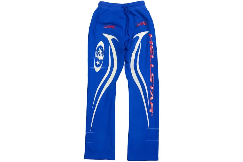 Hellstar Logo Sweatpants Blue - Sweatpants - Hellstar