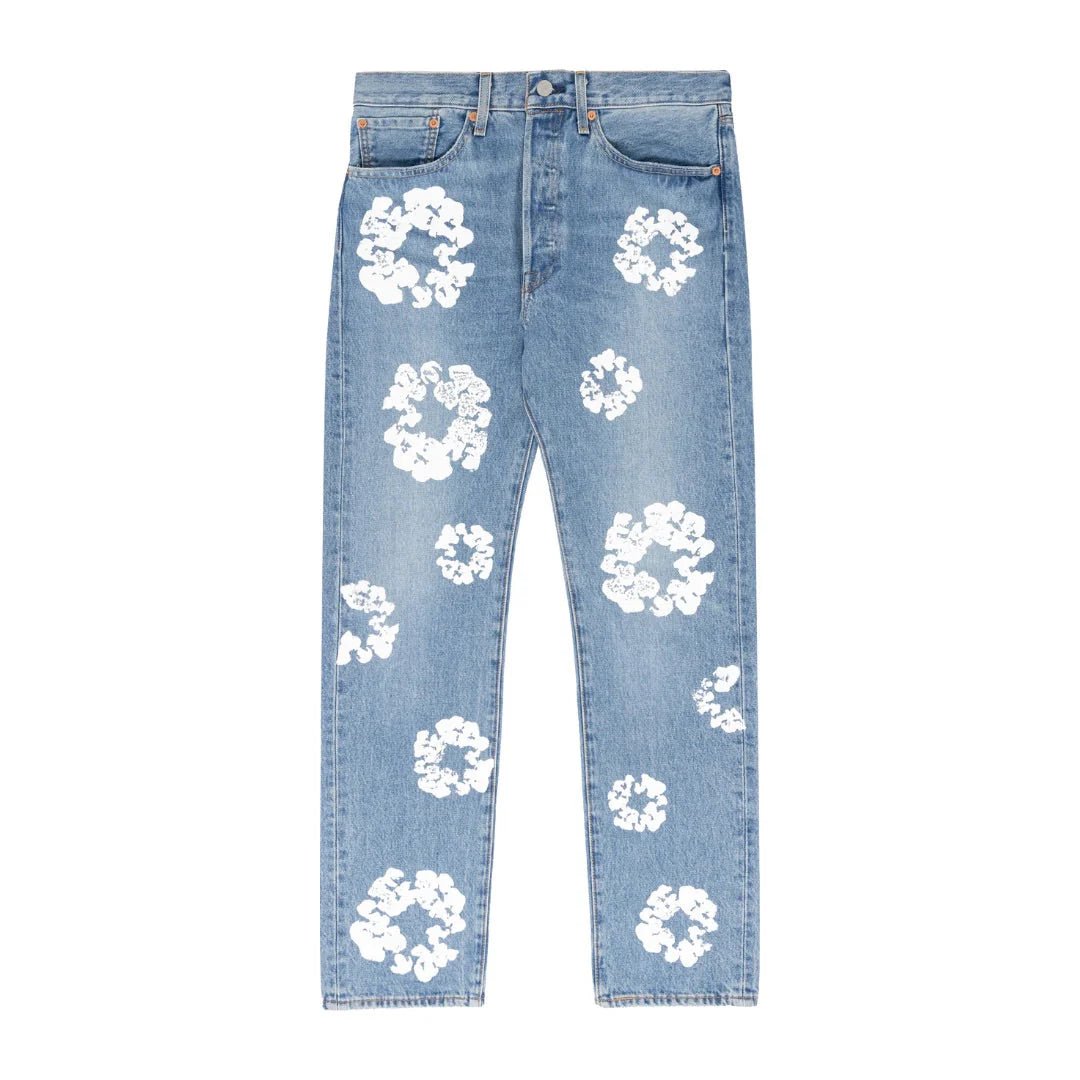 Denim Tears x Levi's Cotton Wreath Jean Light Wash - Jeans - Denim Tears