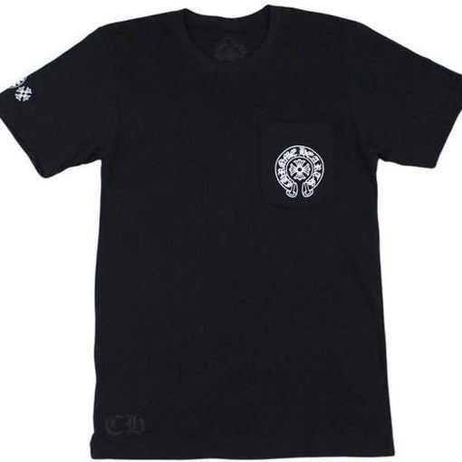 Chrome Hearts Multi Color Horse Shoe T-shirt Black - T-shirt - Chrome Hearts