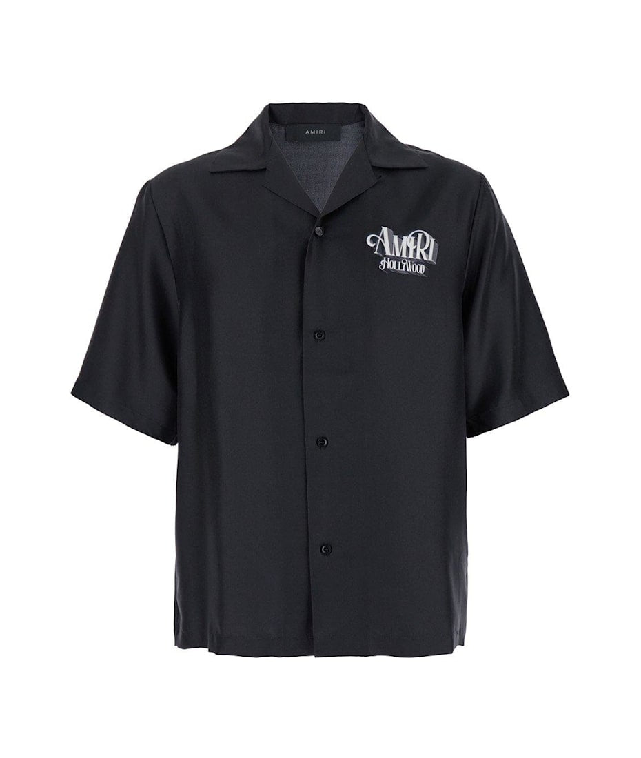 AMIRI Credits Short-sleeved Bowling Shirt