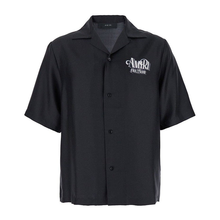 AMIRI Credits Short-sleeved Bowling Shirt