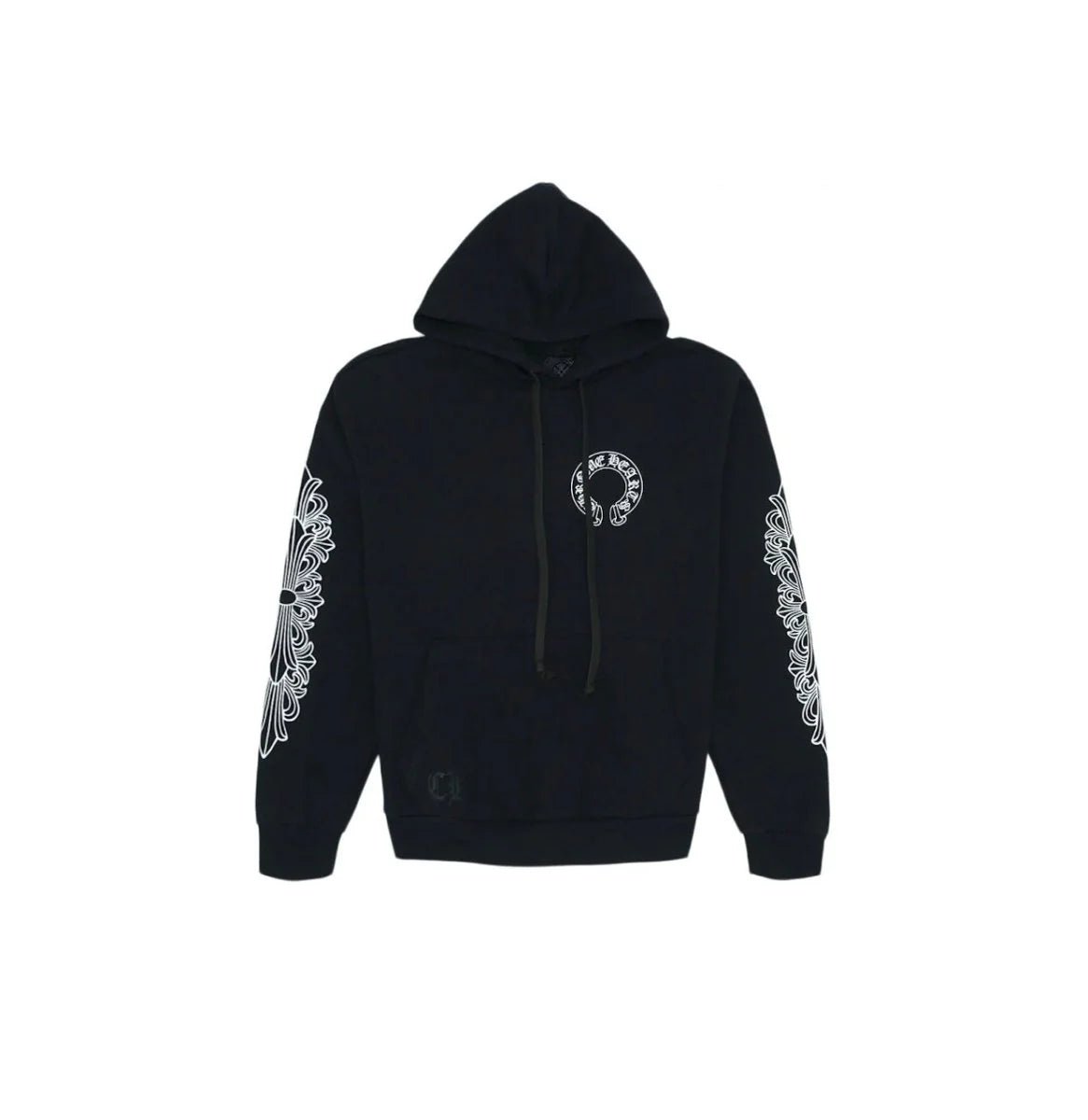 Chrome Hearts Horse Shoe Floral Hoodie Black - Hoodie - Chrome Hearts