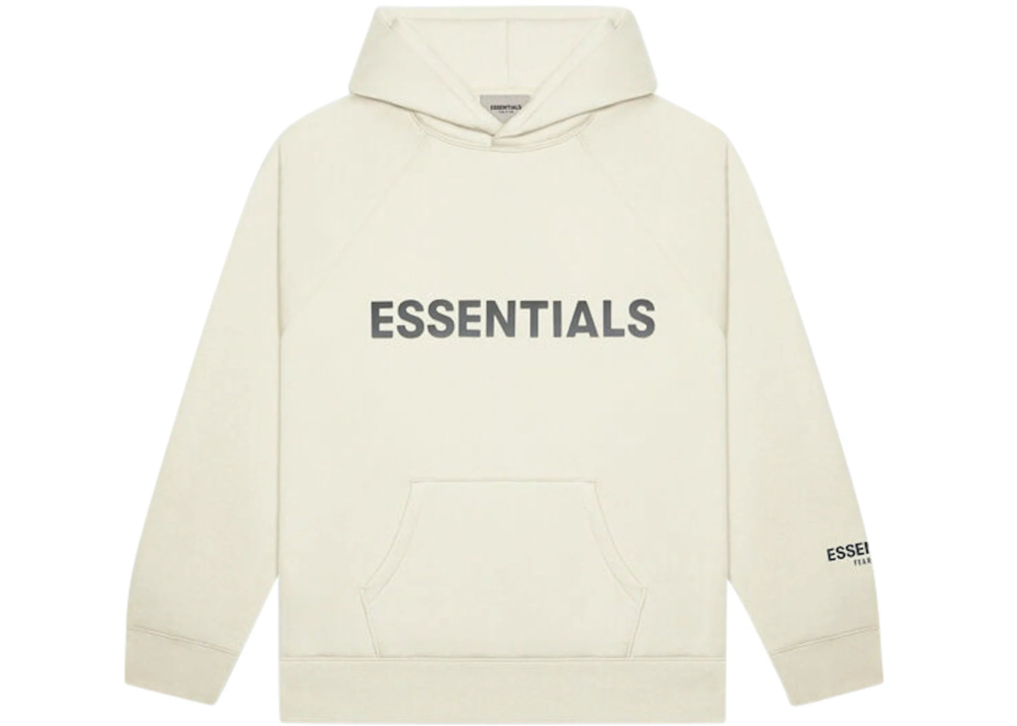 Fear of God Essentials Pullover Hoodie Applique Logo Buttercream - Hoodie - Fear of God Essentials