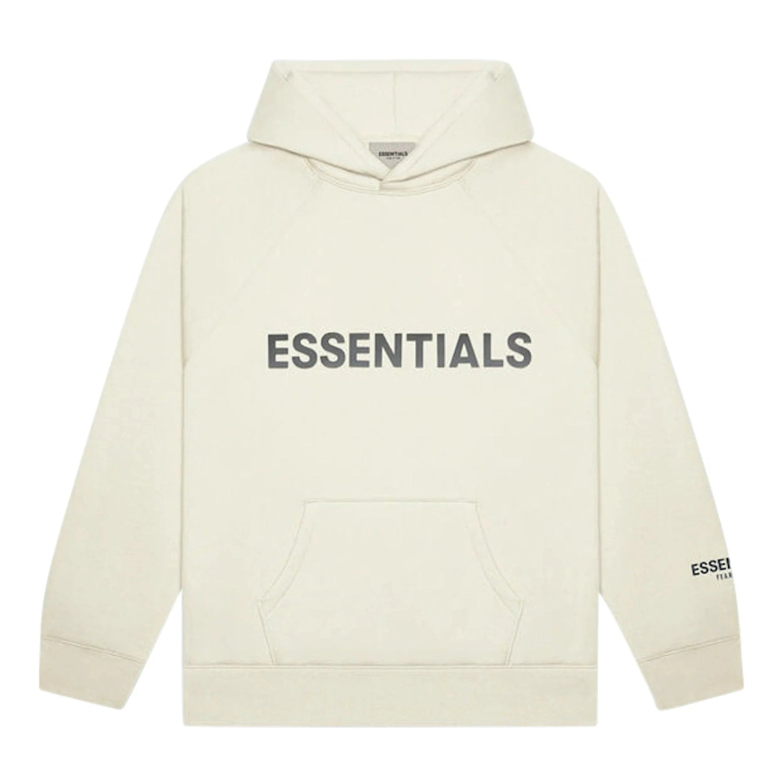 Fear of God Essentials Pullover Hoodie Applique Logo Buttercream - Hoodie - Fear of God Essentials
