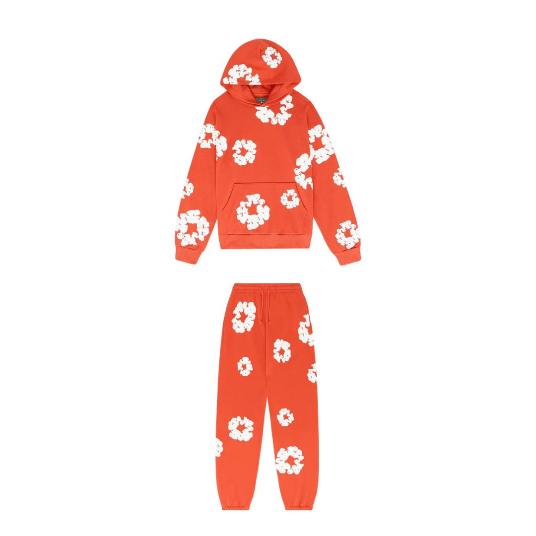 Denim Tears The Cotton Wreath Tracksuit Orange - Denim Tears