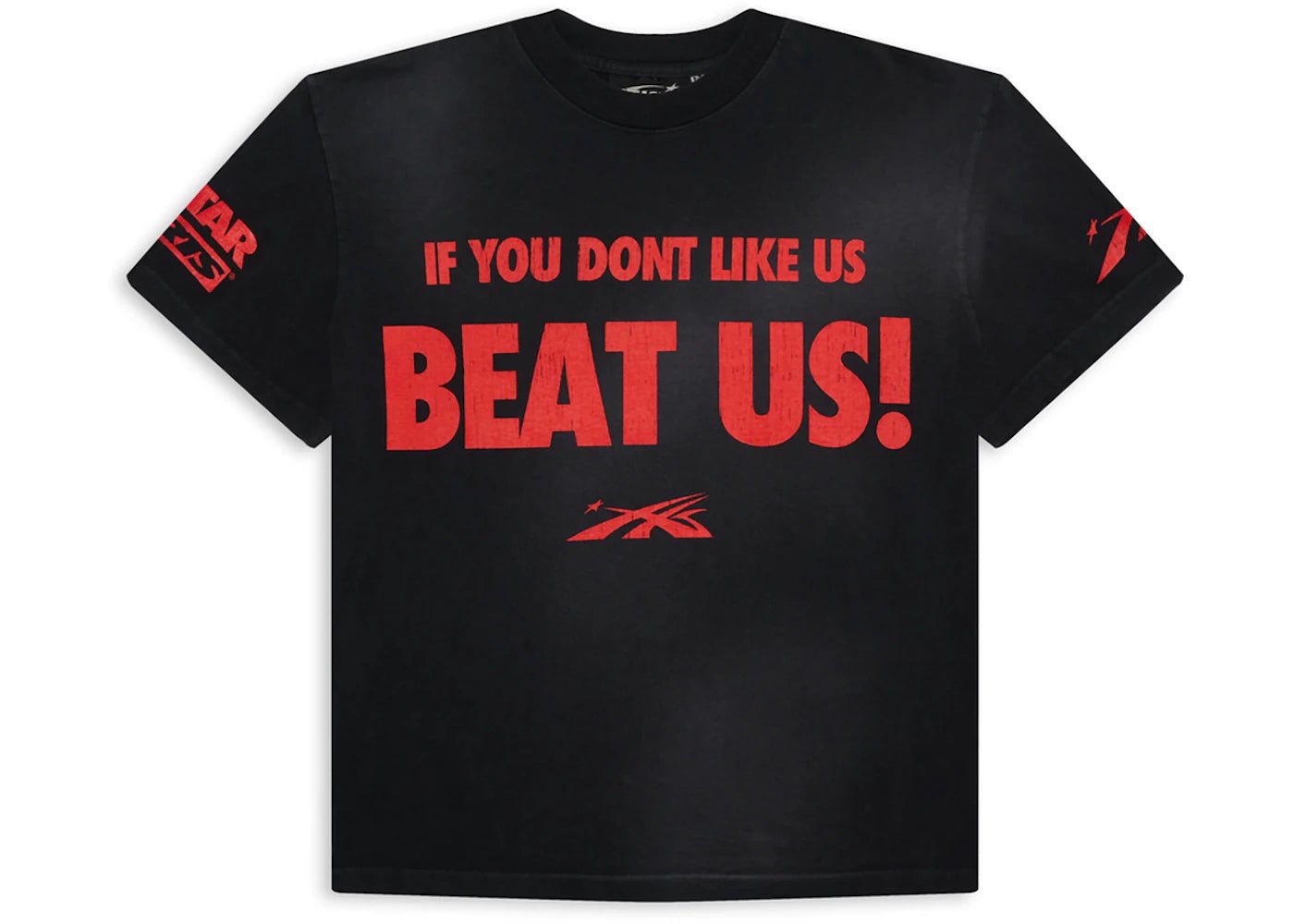 Hellstar Beat Us! T-shirt Red/Black - T-shirt - Hellstar