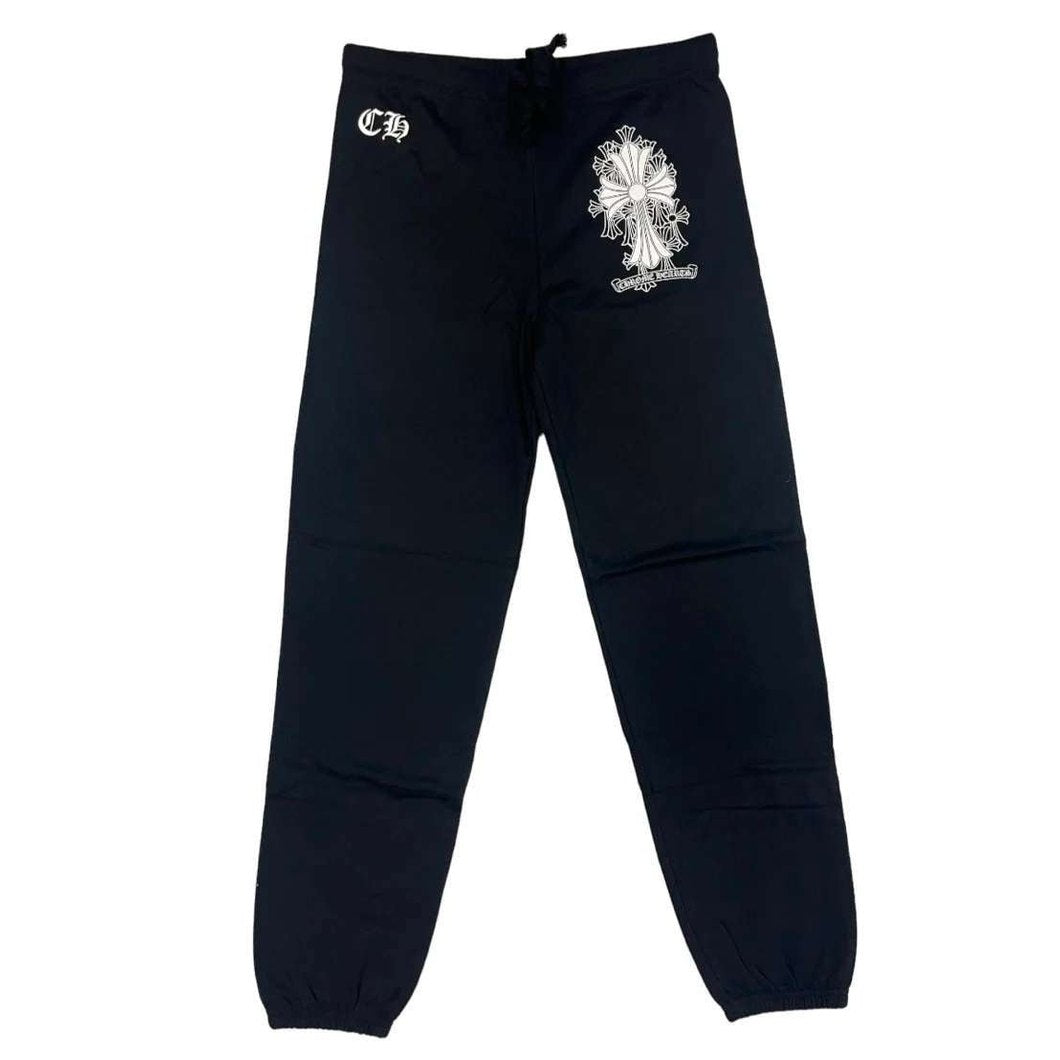 CHROME HEARTS CEMETERY SWEATPANTS BLACK - Sweatpants - Chrome Hearts