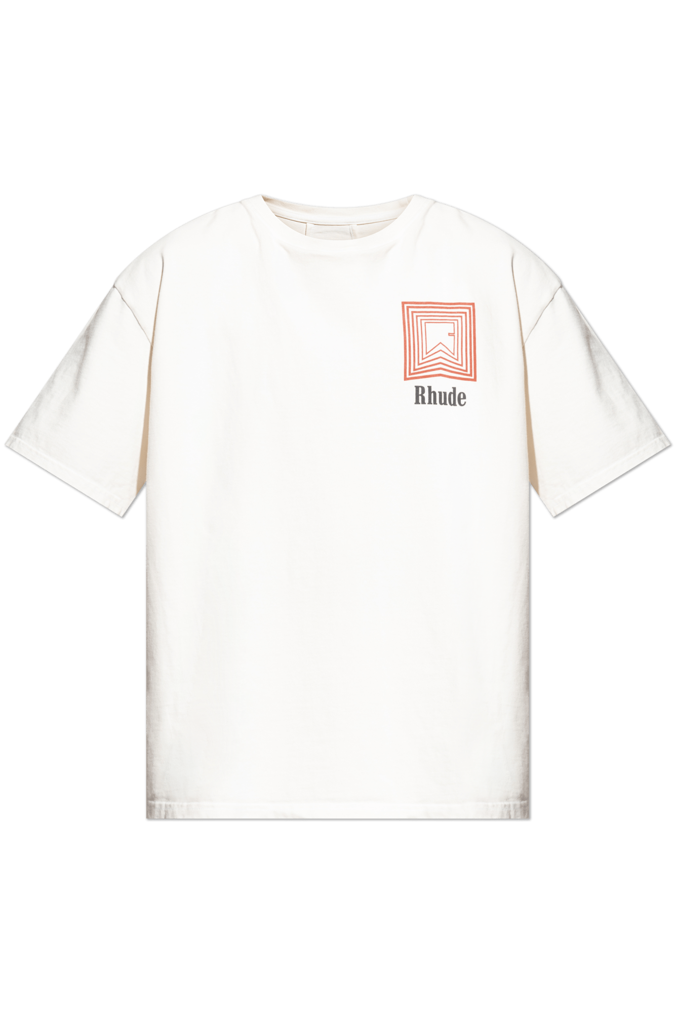 RHUDE CHEVRON LOGO REPEAT T-SHIRT