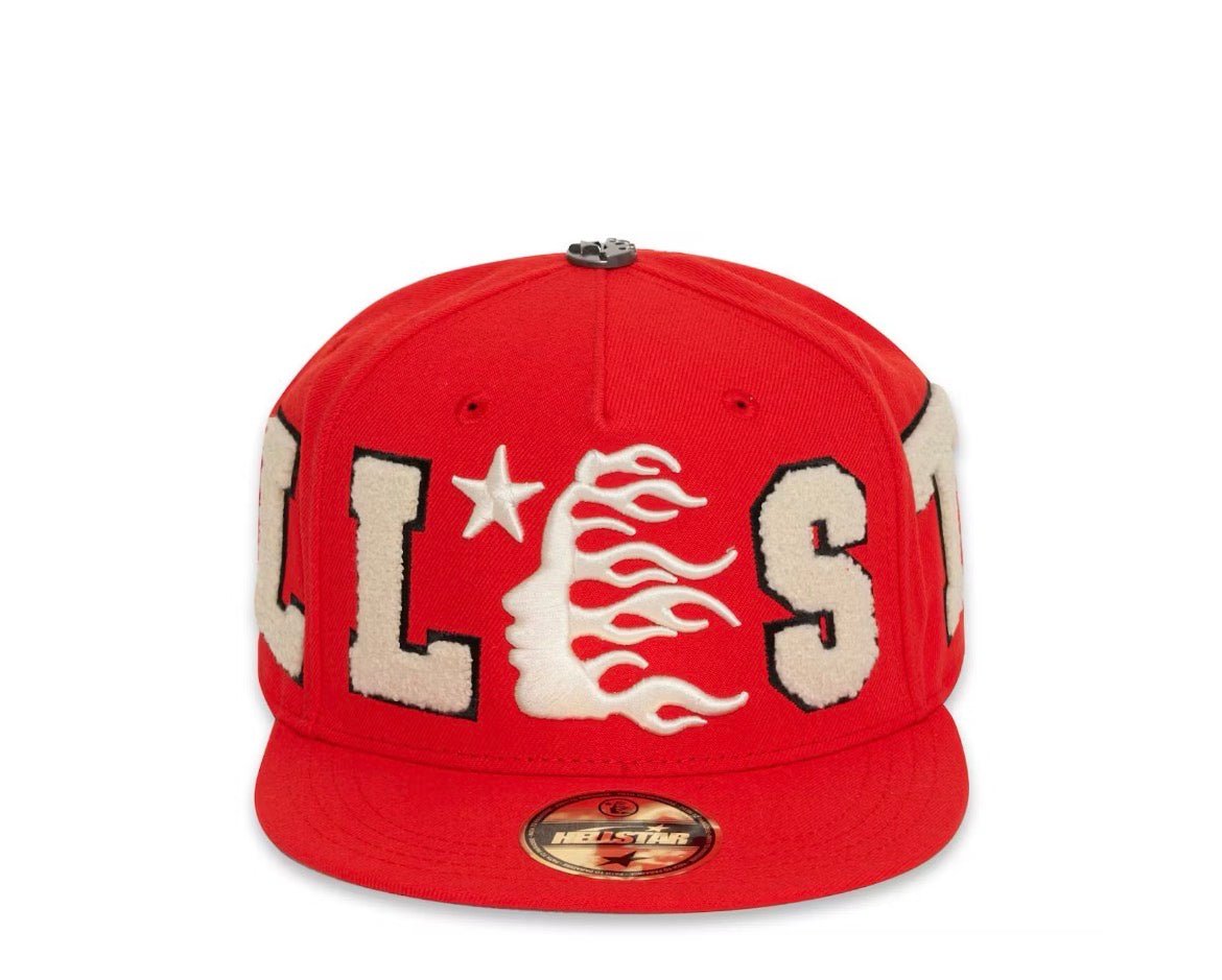 Hellstar OG Patch Fitted Hat Red
