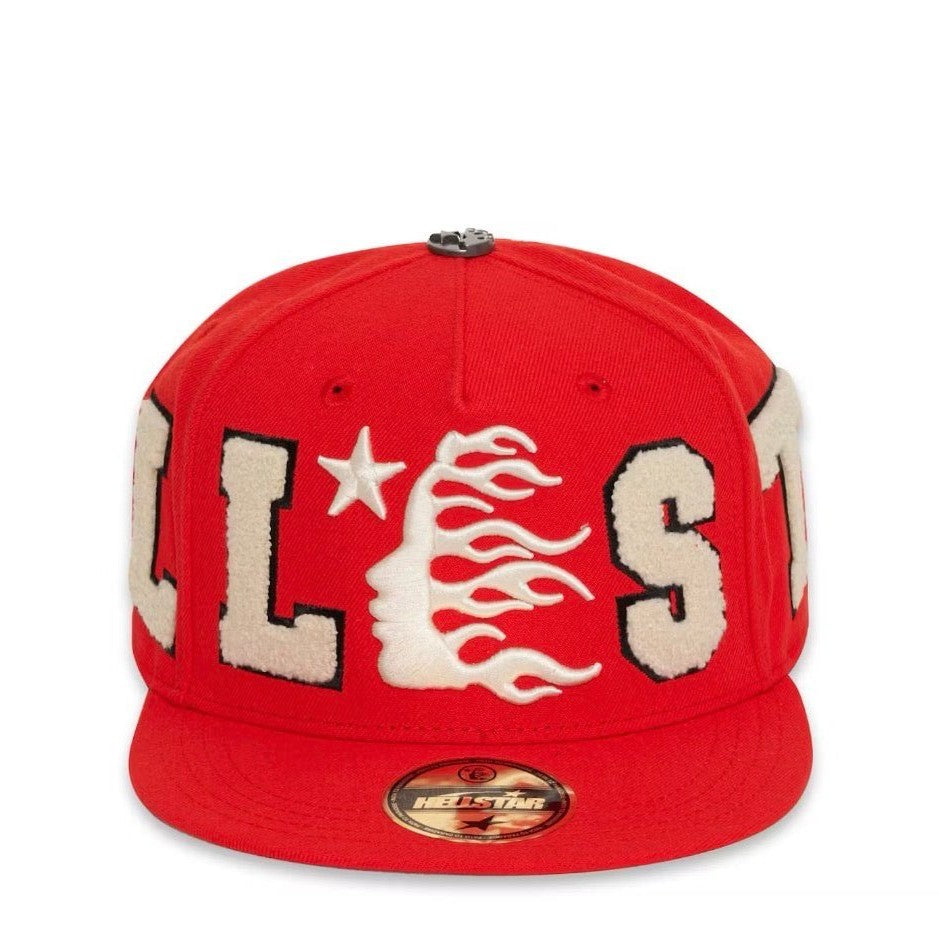 Hellstar OG Patch Fitted Hat Red