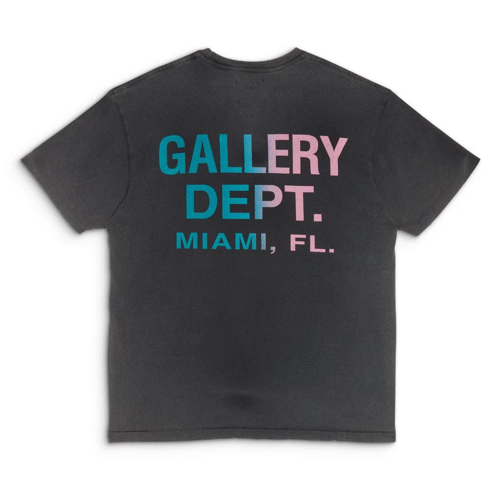 Gallery Dept. Miami Boardwalk Tee Black - T-shirt - Gallery Dept.