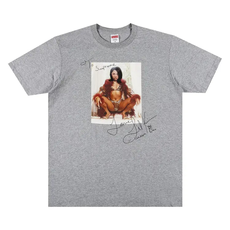 Supreme Lil Kim Tee 'Heather Grey’
