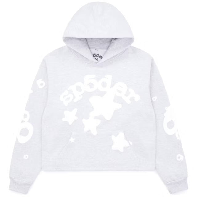 Sp5der Beluga Hoodie Heather Grey - Hoodie - Sp5der