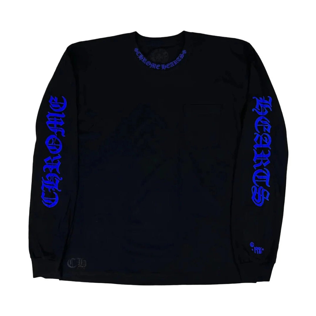 Chrome Hearts 1988 Neck Logo Long Sleeve T-shirt - Longsleeves - Chrome Hearts