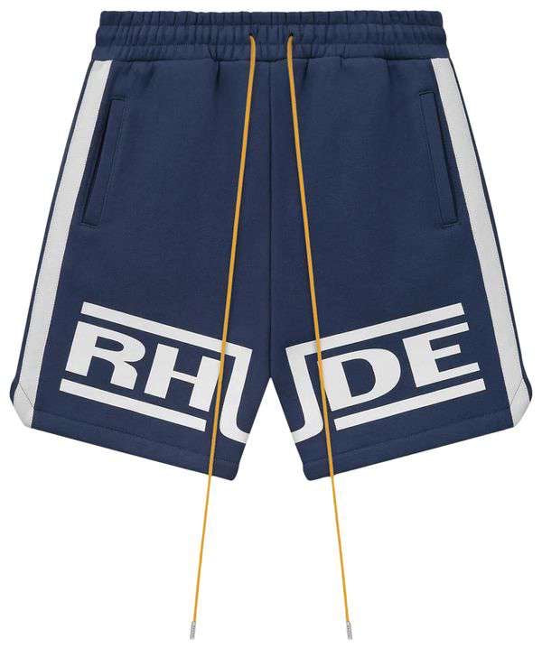 Rhude Campione Baggy Track Short 'Blue/White'