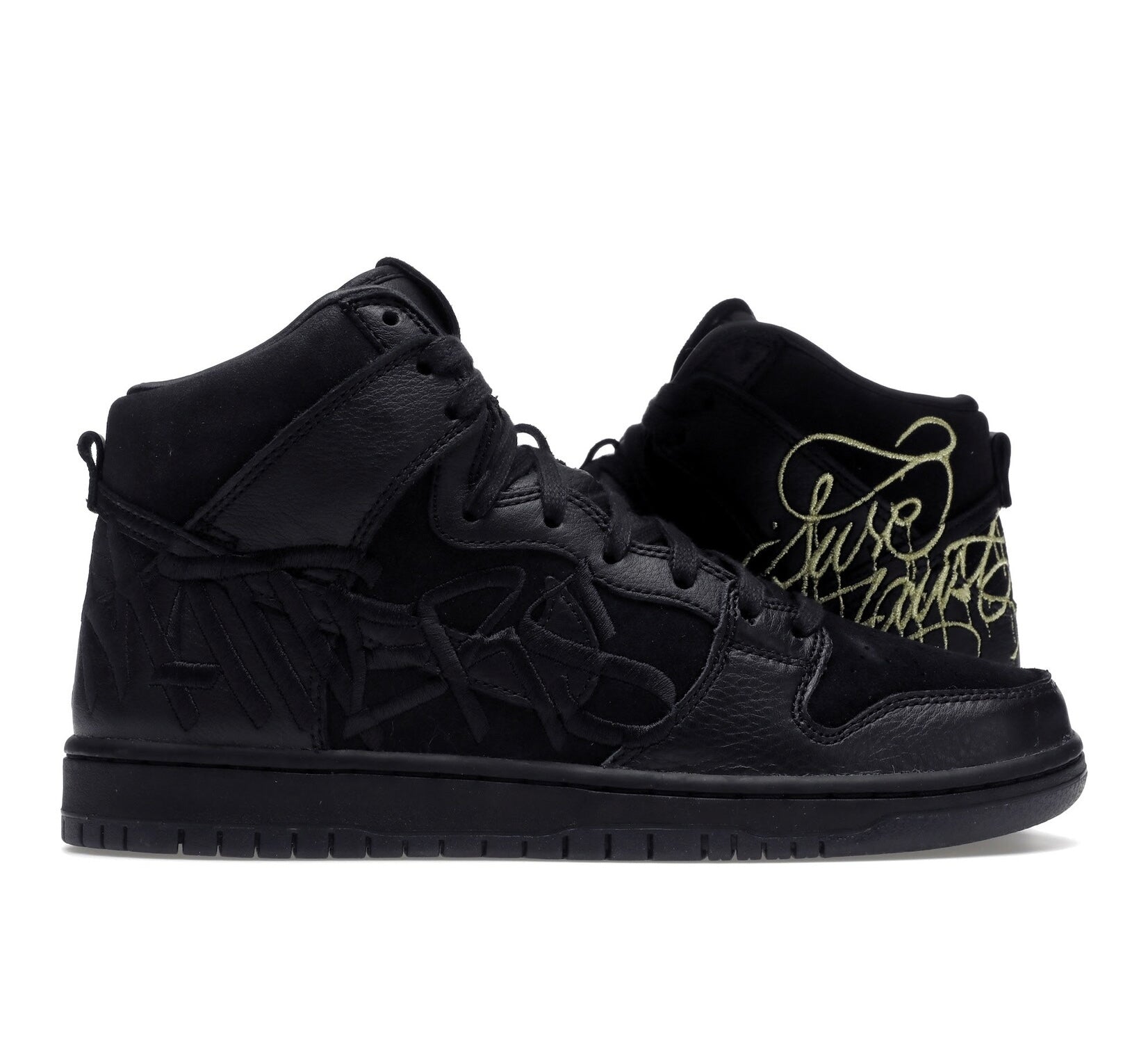 Nike SB Dunk High FAUST Black Gold - Nike