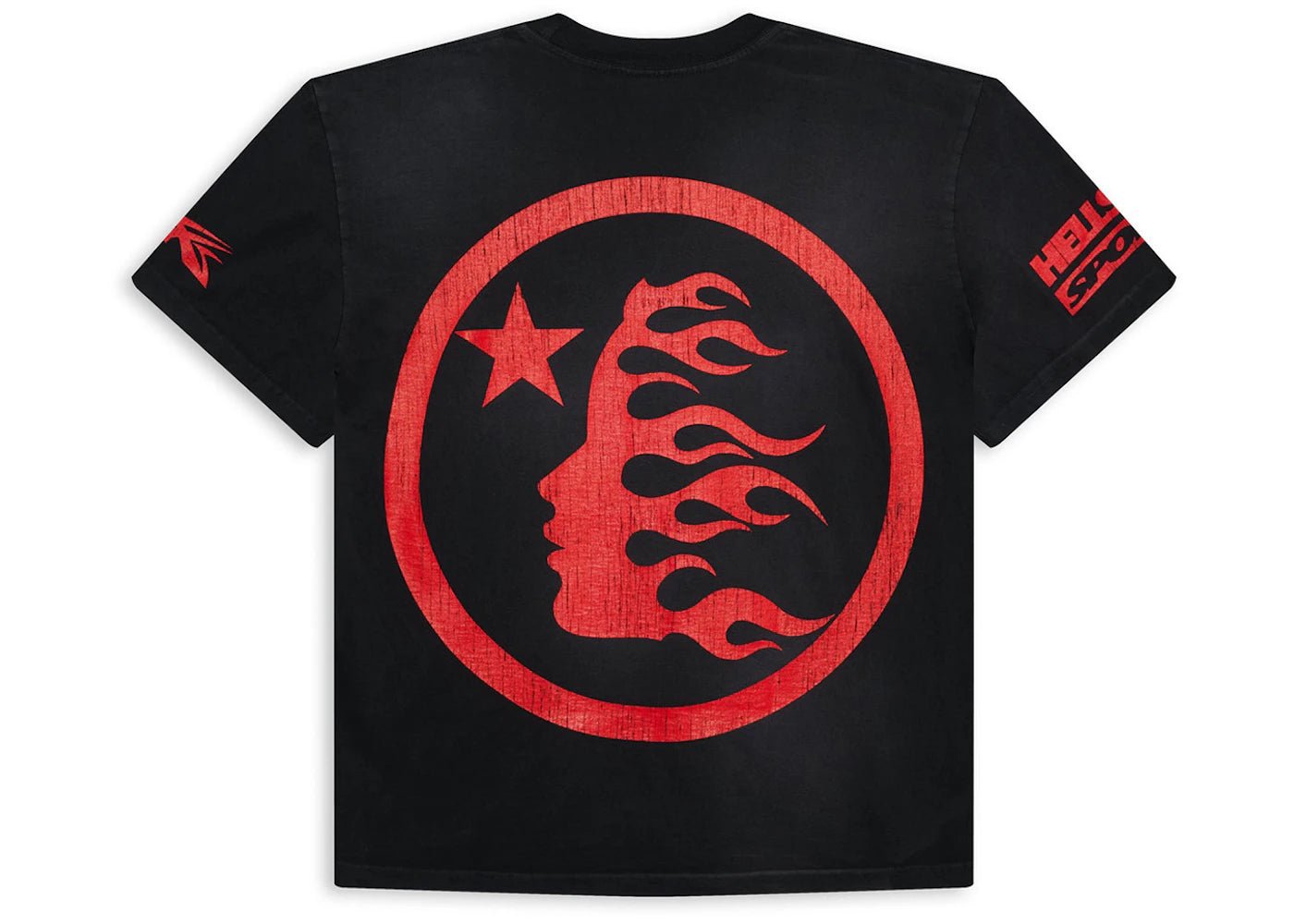 Hellstar Beat Us! T-shirt Red/Black - T-shirt - Hellstar