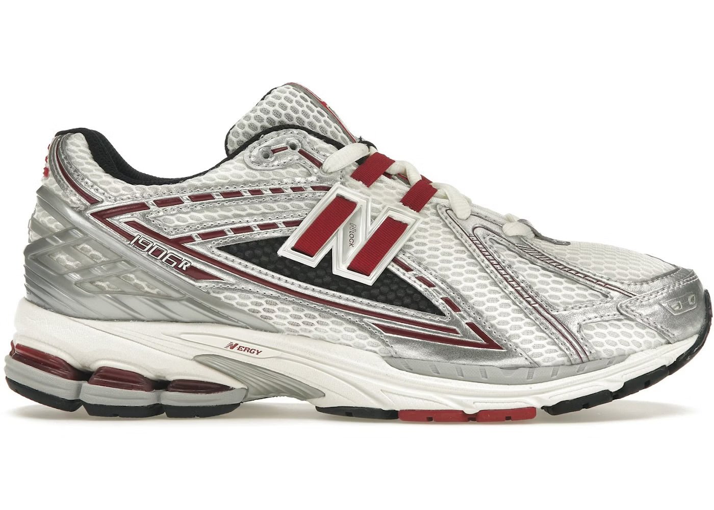 New Balance 1906R Silver Classic Crimson - New Balance